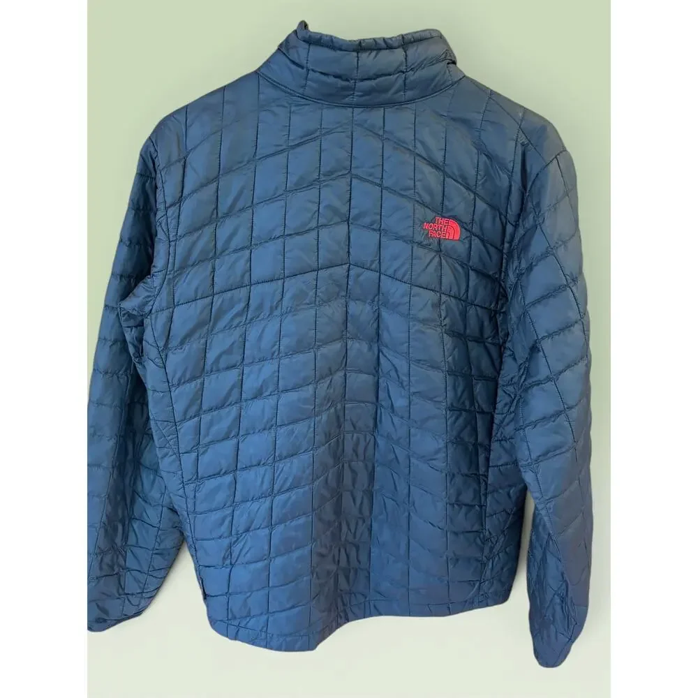 The North Face ThermoBall Jacket Boys XL 18/20 Black Quilted Insulated Puffer